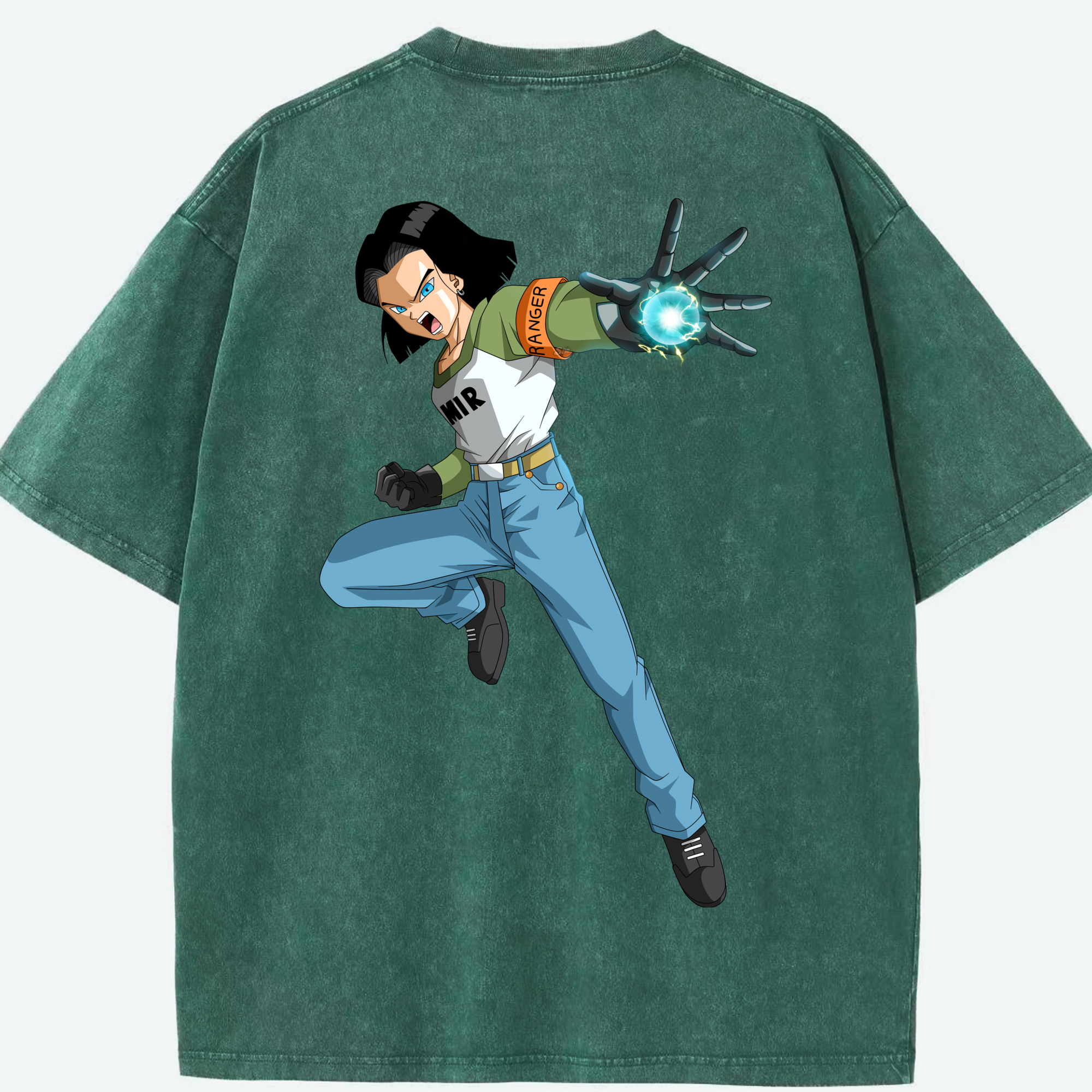 （画像用） ドラゴンボール DRAGON BALL 綿100% ヴィンテージ風 半袖Tシャツ（背面プリント）